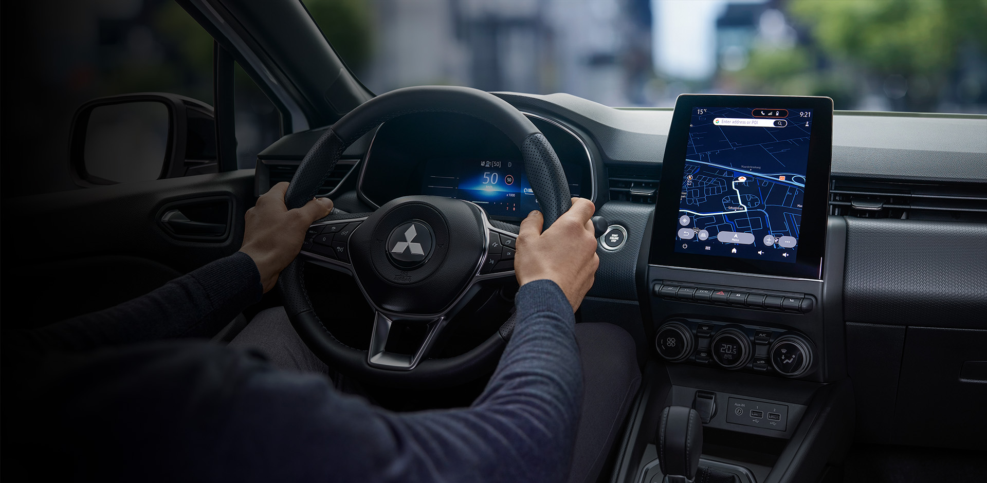 Das Cockpit mit Touchscreen im modernen COLT Edition